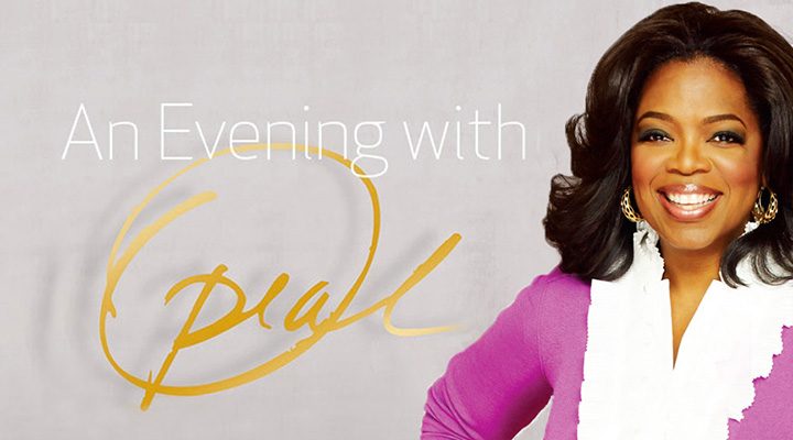 An evening with Oprah Oprah Winfrey banner